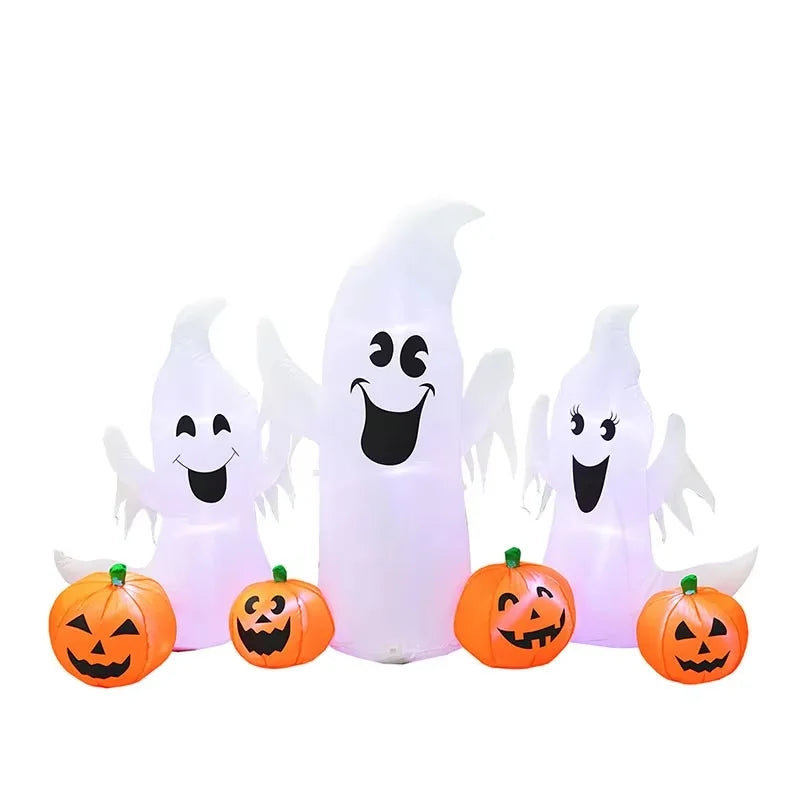 230cm 7pcs Inflatable Halloween Pumpkin Outdoor Garden Decoration Blowing Up Toys with LED Lights Christmas - product image 7