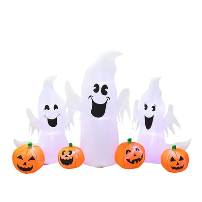 230cm 7pcs Inflatable Halloween Pumpkin Outdoor Garden Decoration Blowing Up Toys with LED Lights Christmas - product image 7