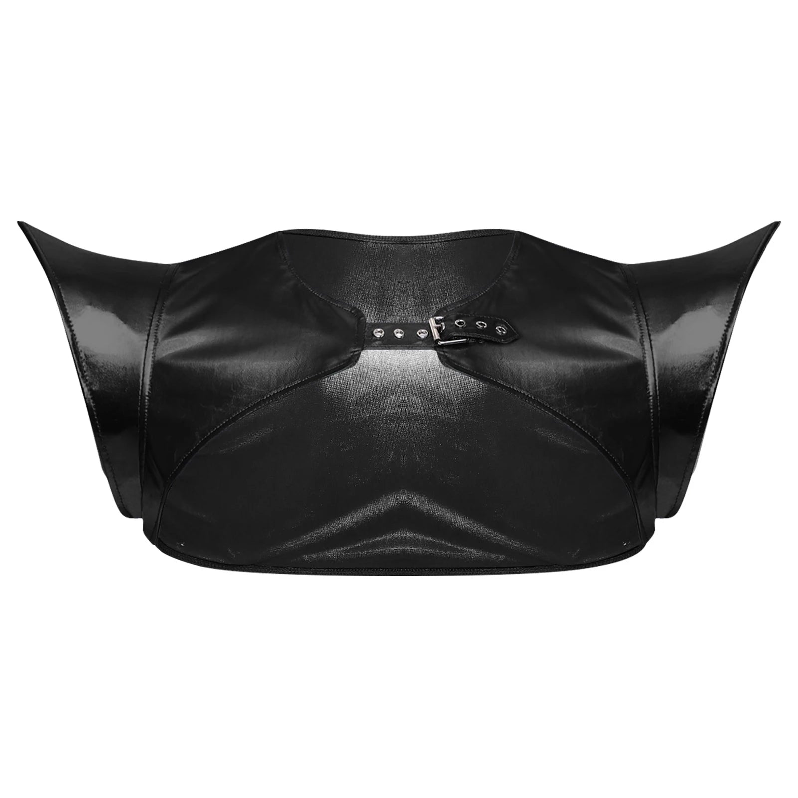 Men's Holographic Glossy Shoulder Armor Tops Fly Sleeve Jacket Tailcoat Costume - alternate view 7