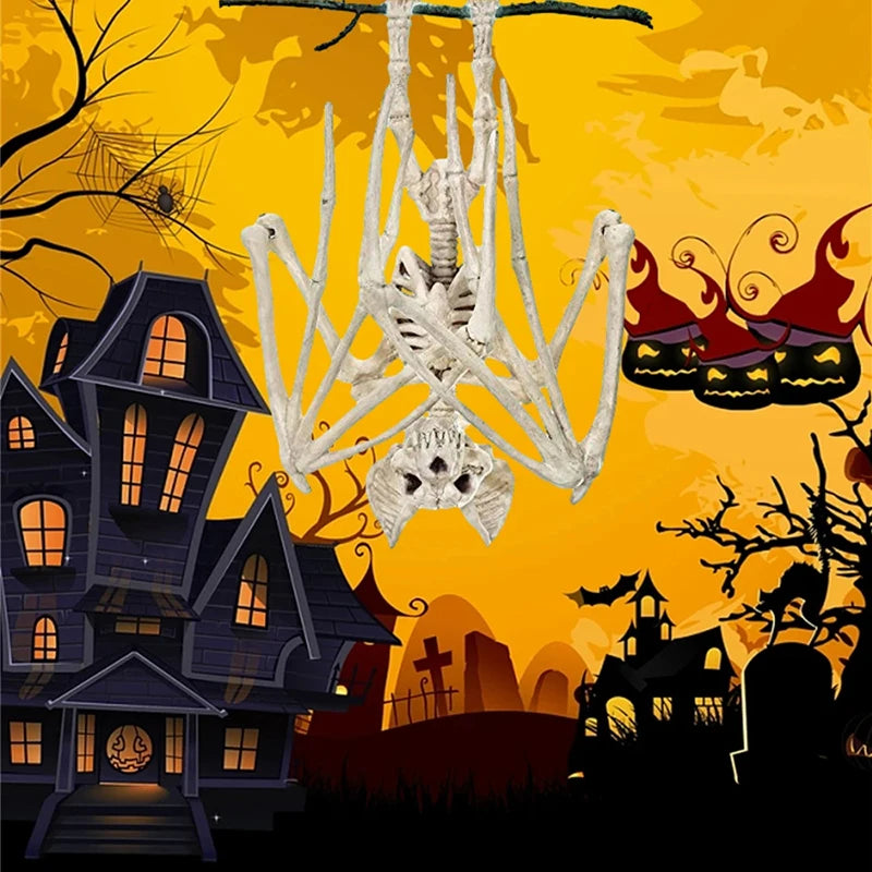 1PC Horror Bats Skeleton Model Festival Creepy Simulated Bat Skeleton Decoration - alternate view 2