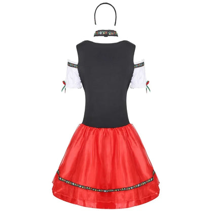 Kids' Kids' Oktoberfest Dirndl Costume Dress Women Germany Beer Maid Tavern Wench - product image 4