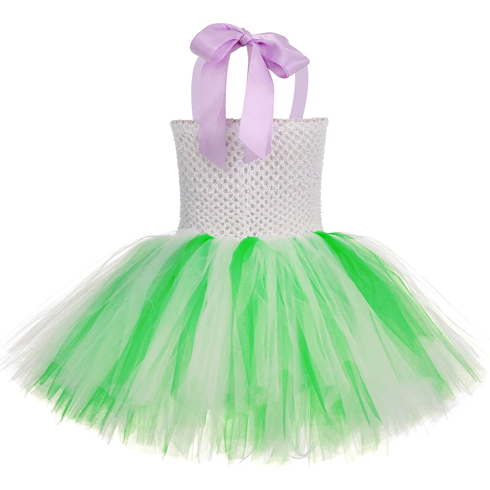 Girls Buzz Lightyear Tutu Halloween Costume Dress