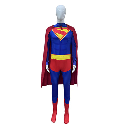 Superman Costume Adult Superhero Costume Men Halloween Costume Adult Performance Disguise - Superman / L