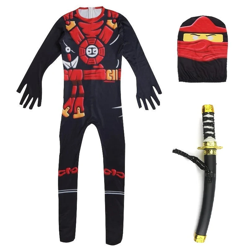Ninja Cosplay Advanced Latest Role Playing Costume Jumpsuit Set Halloween Christmas Party Ninja