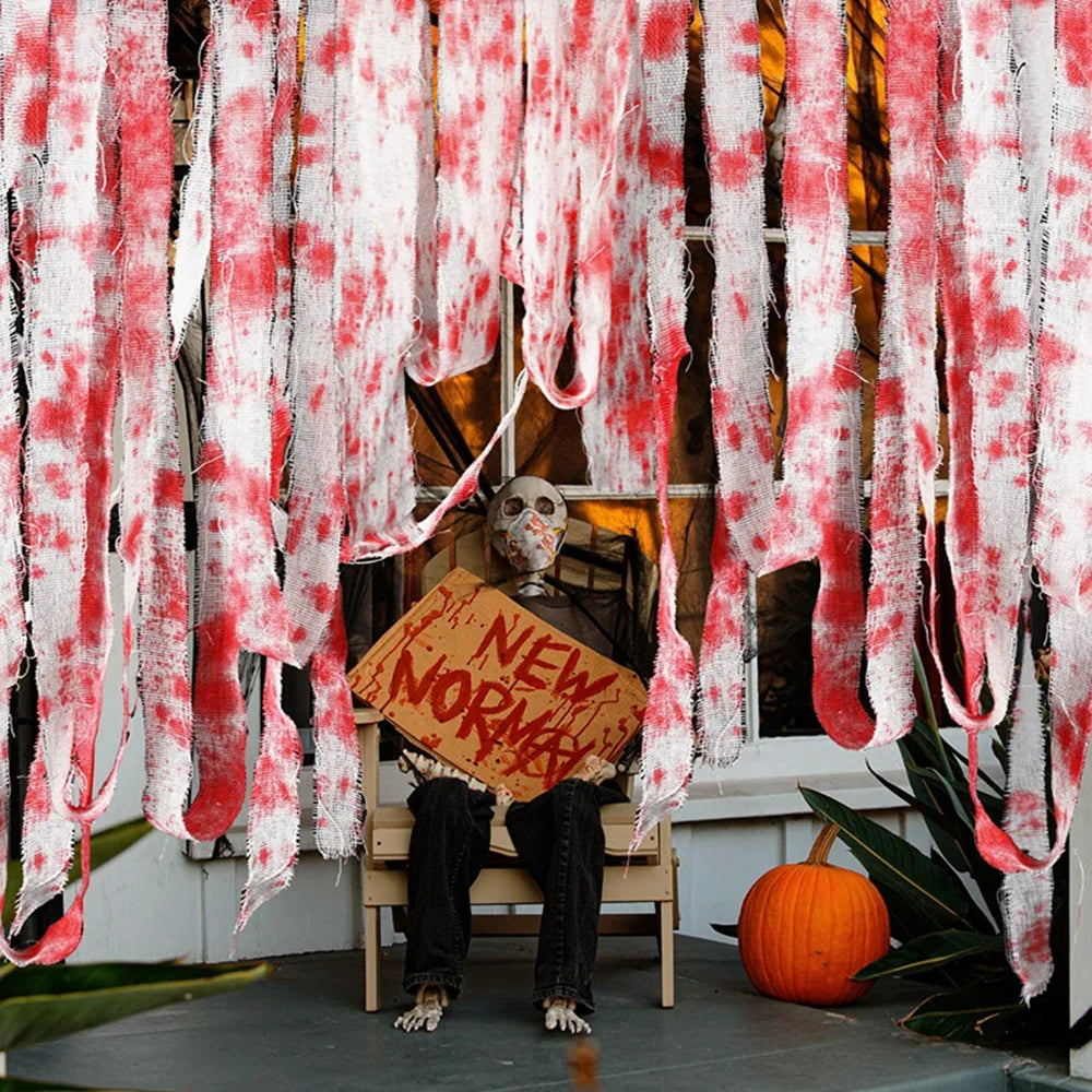 10 m Artificial Blood Bandage Halloween Decoration