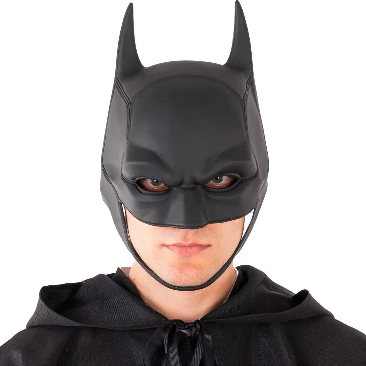 Superhero Bat Mask Headgear Latex Mask Adult Halloween Cosplay Props Bruce Wayne The Dark Knight Mask