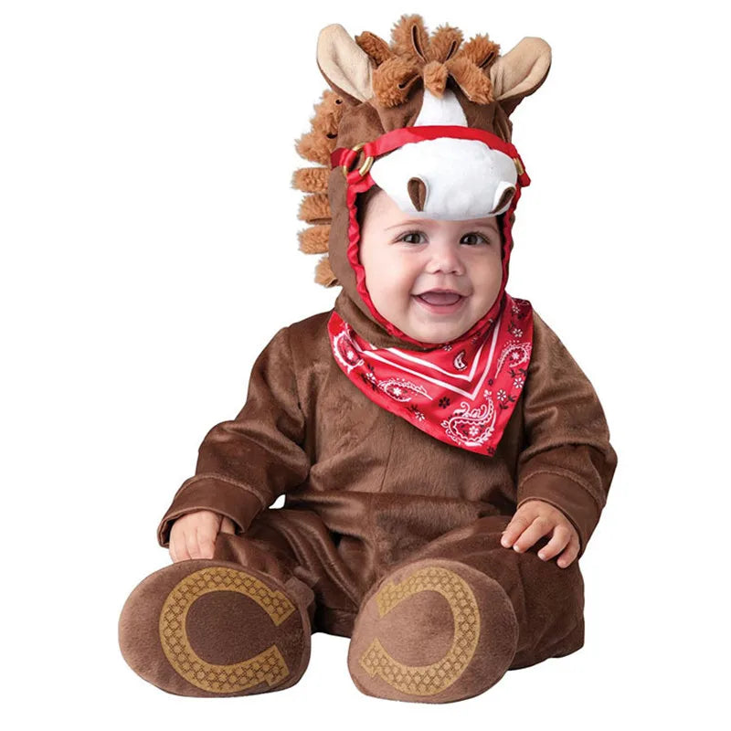 Baby Boys Girls Halloween Dinosaur Costume Romper Kids Clothing Set Toddler Co-splay Triceratops - product image 31