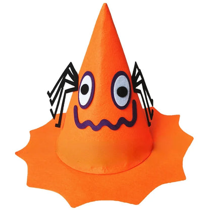 Halloween Party Holiday Masquerade Show Performance Dress Up Props Pumpkin Hat Boys Girls Orange - Discount Halloween City