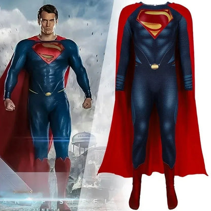 Superman Costume Halloween Costume Male and Female Hero Costume - Superman / 120