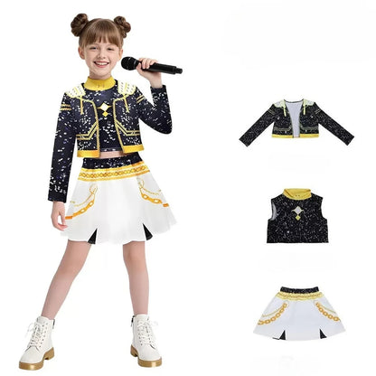 New Warrior K Pop Disguise Rumi Costume Zoey Cosplay Mira Clothes Black 3D Printing Girls Group Women - product image 10