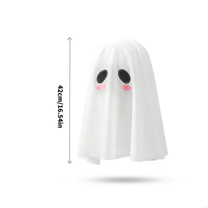 Ghostly Hooded Halloween Costume Accessory with 42cm Flowing Design and Breathable - View 5