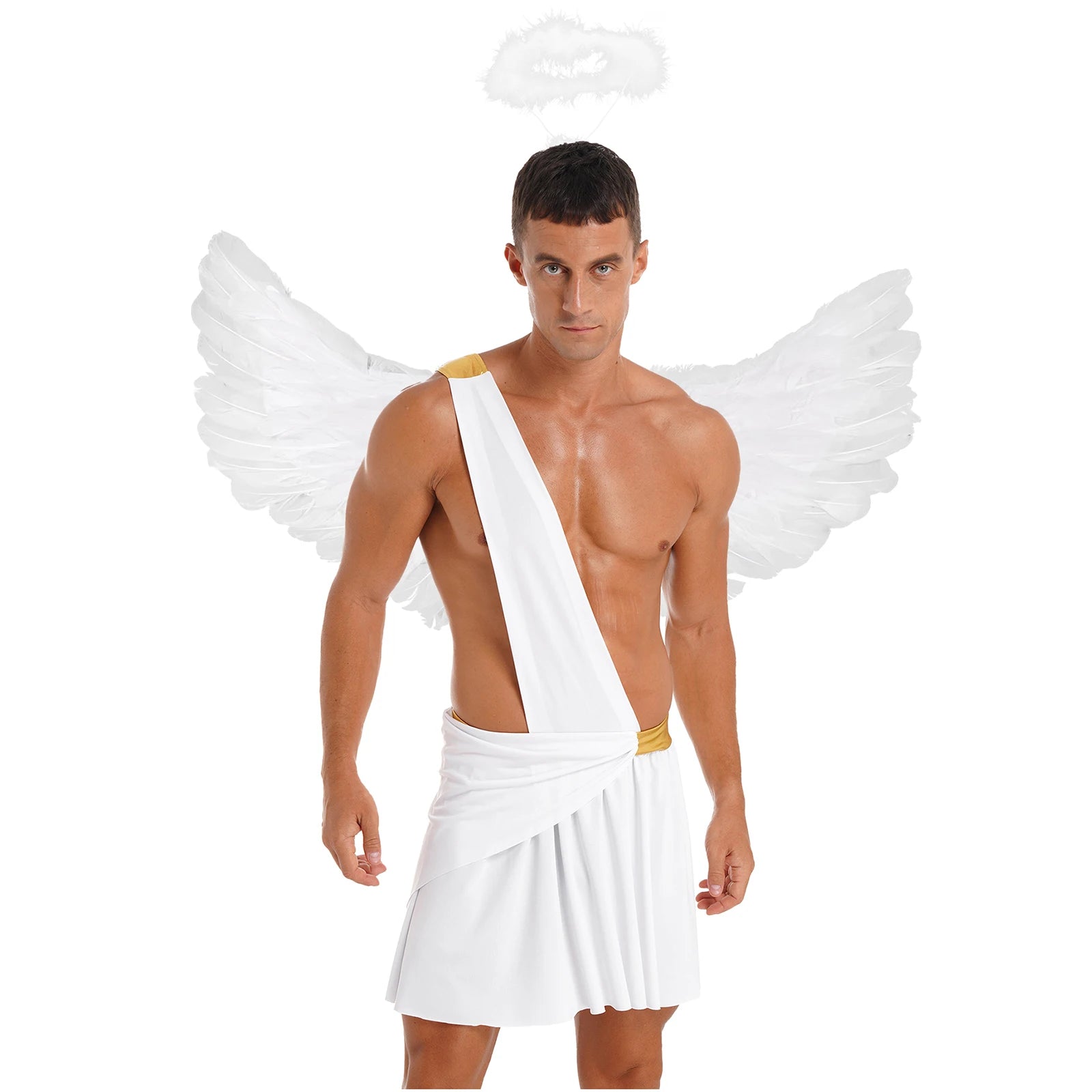 Fallen Angel Costume for Men | Wings & Headband