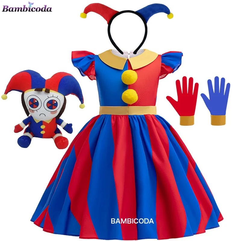 virtual circus Clown Jumpsuit Costume - b1 - product image 16