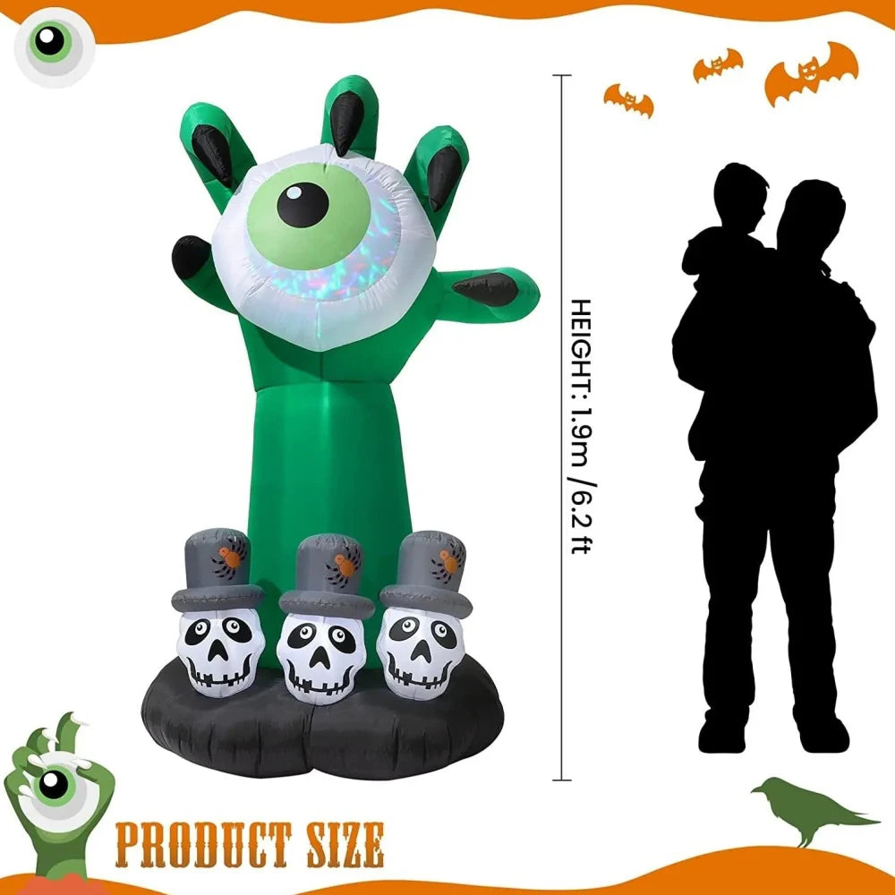 5/8FT Inflatable Decor Tombstone Ghost Pumpkin Skull Decoration