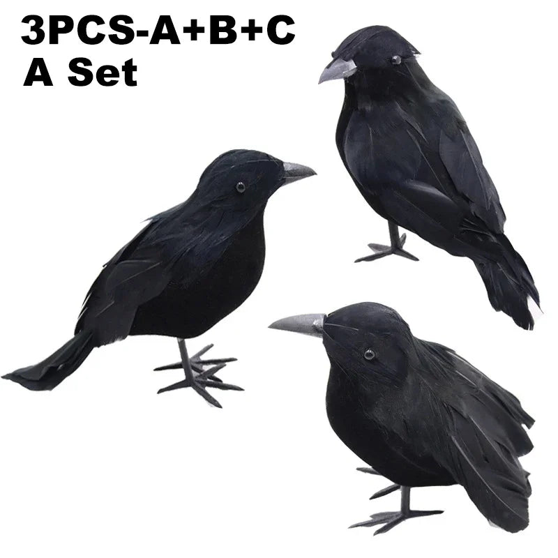 Decoracion Simulation Black Crow Raven Halloween Costume - product image 9