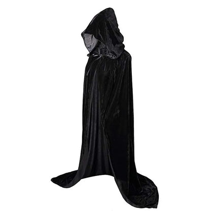 Halloween Cloaks Gothic Hooded Cloak Adult Elf Witch Long Purim Carnival Capes Robe Larp Women Men Vampires - product image 10