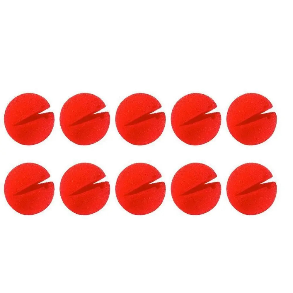 10pc Red Clown Nose Sponge Circus Costume Nose for Halloween Costume Make Up Wedding DIY - View 7