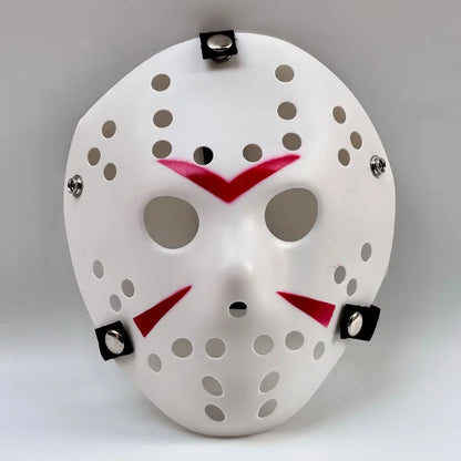 Horror Hockey Style Mask Scary Full Face Costume Mask for Adults Halloween Costume and - View 10