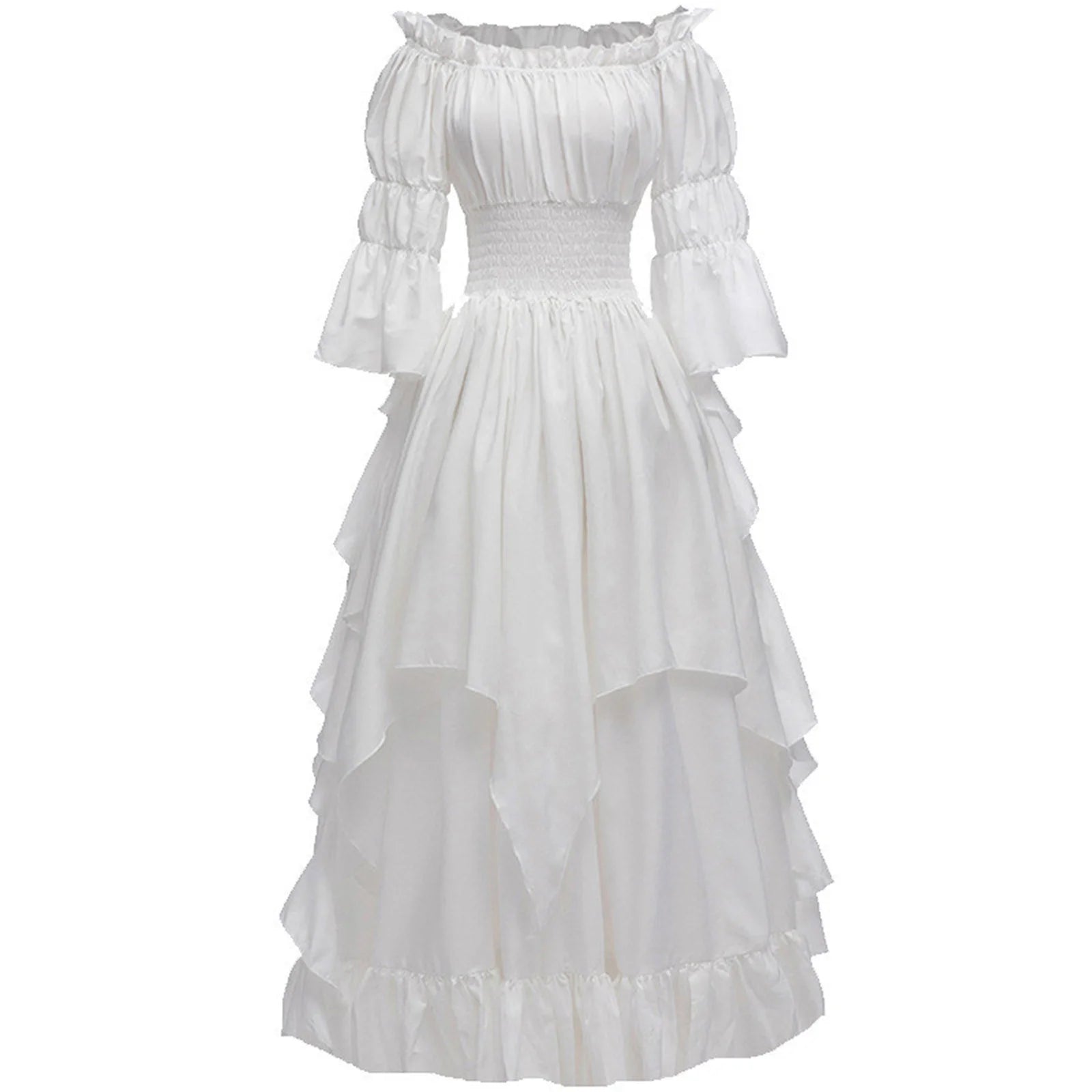 Women's Gothic Witch Dress Medieval Renaissance Costume Victorian Dress for Halloween Party - product image 14