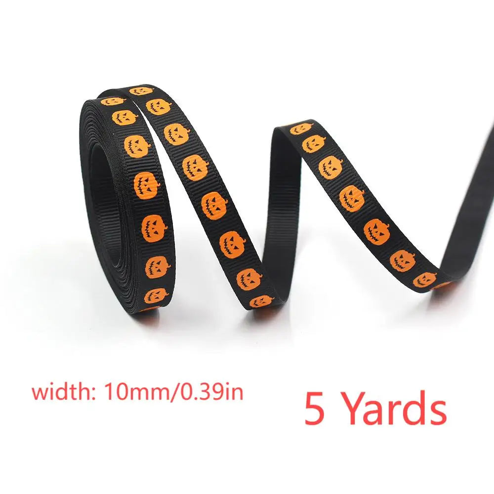 10mm Halloween Ribbon Halloween Party Scene Decoration Bow Headpiece DIY - product image 12