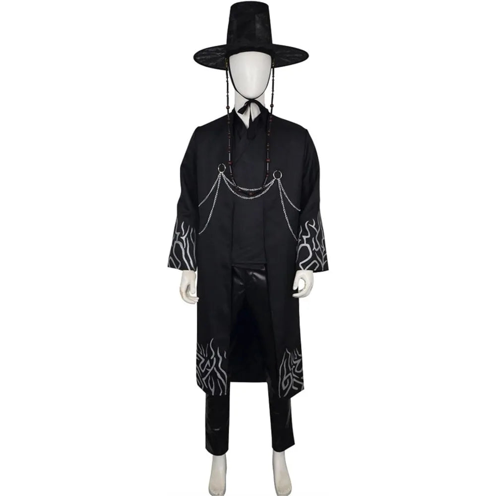 Halloween Men's Costumes Include Costumes Coats Pants Headgear and Accessories - 1 / L