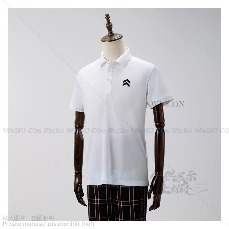 Anime Personaaa 5 Cos Shujin Gakuen Costume Akira Kurusu Men P5 Costume DK School Uniform - only tops / M