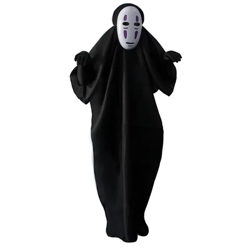 Adult Anime No Face suitable both and including masks Costume - alternate view 5