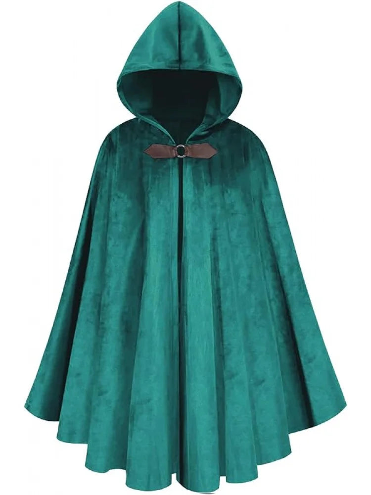Medieval Victorian Velvet Hooded Halloween Cape - product image 9