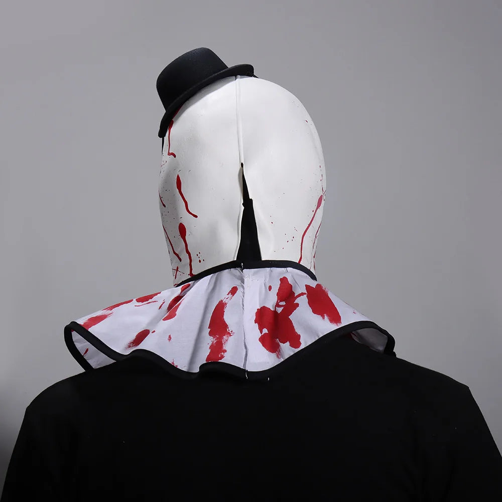Horror Bloody Terrifier 3 Art the Clown Mask Costume Demon Joker Killer Latex Helmet - View 5
