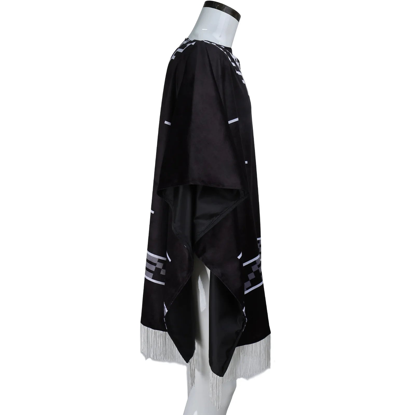 Men's Cowboy Movie Clint Eastwood Poncho Serape Aztec Pattern Costume - alternate view 4