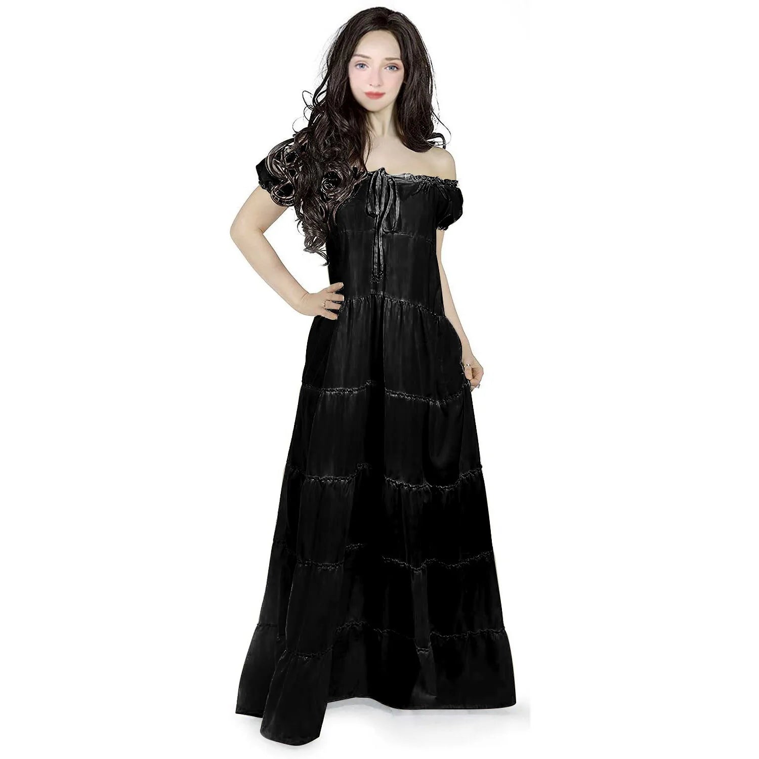 Medieval Renaissance Drama Dance Costume Halloween Girdle Cos Dress Halloween Costumes for Women Dress Love - product image 8