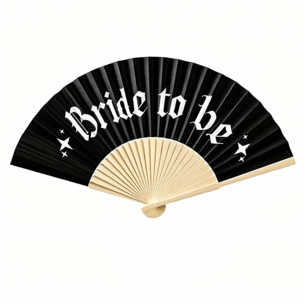 Vintage Gothic His Bride or Die Fan Large Retro Halloween Black White Hand - product image 8