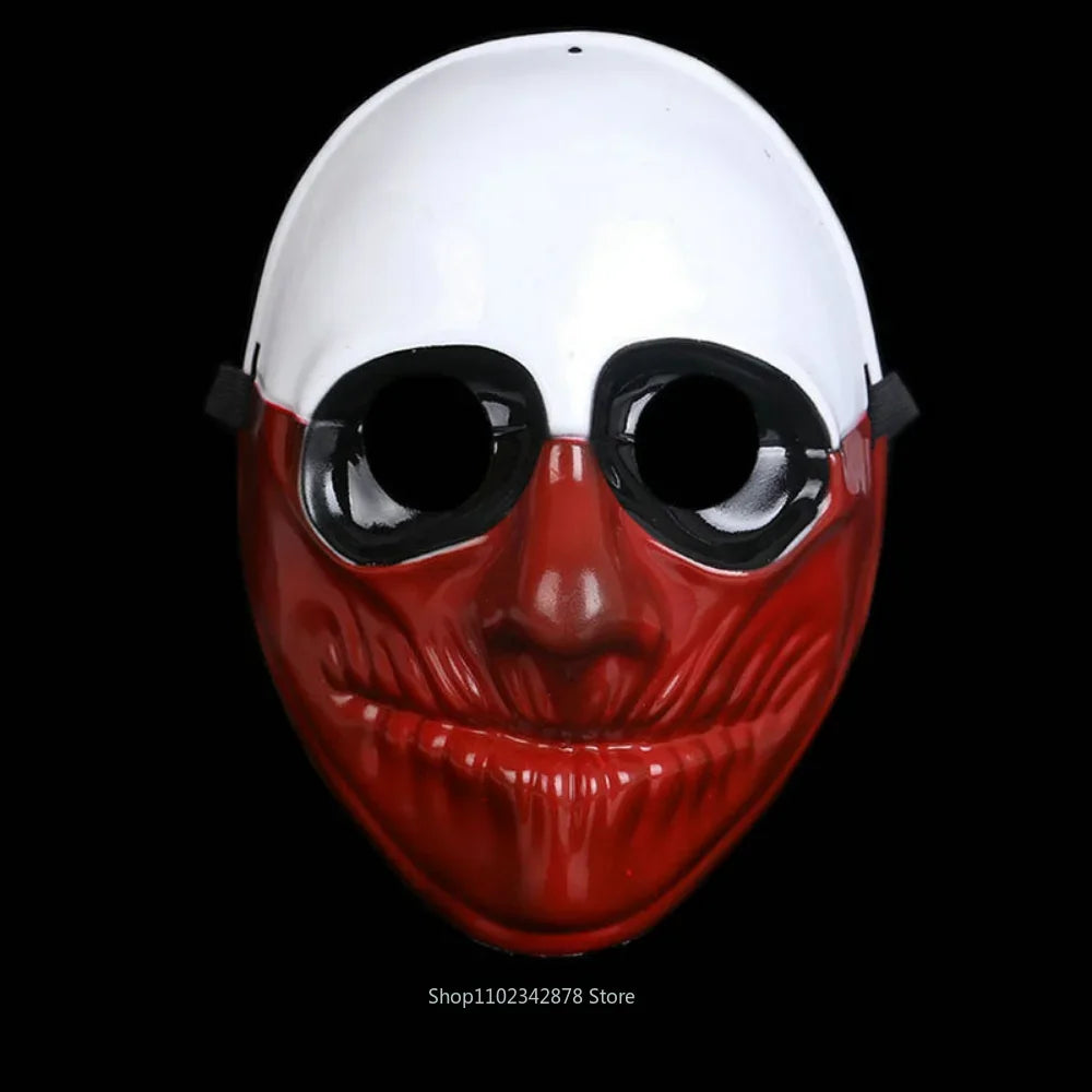 Scary Clown Mask Payday 2 US Flag Clown Masks Mask Horrible Pay Day Mask Halloween Prop - View 6