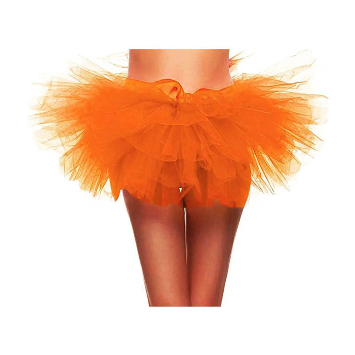 Women's 5-Layer Tulle Tutu Skirt – Fluffy 1980s Halloween Costume