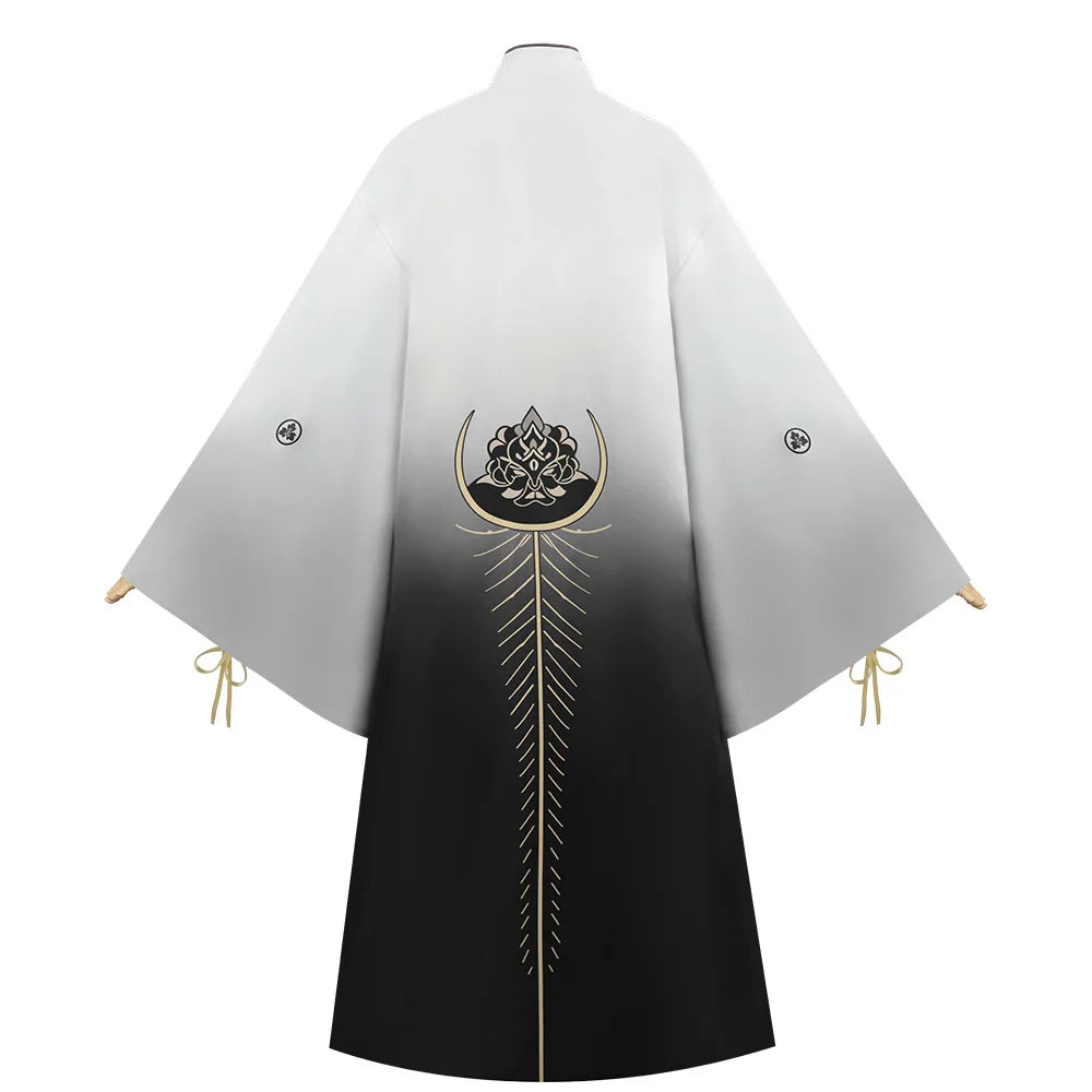 Game Fox Chang Xi Shou Xing Costume Suit Uniform Game Silent Hill F Halloween Outfits for - WHITE / XL