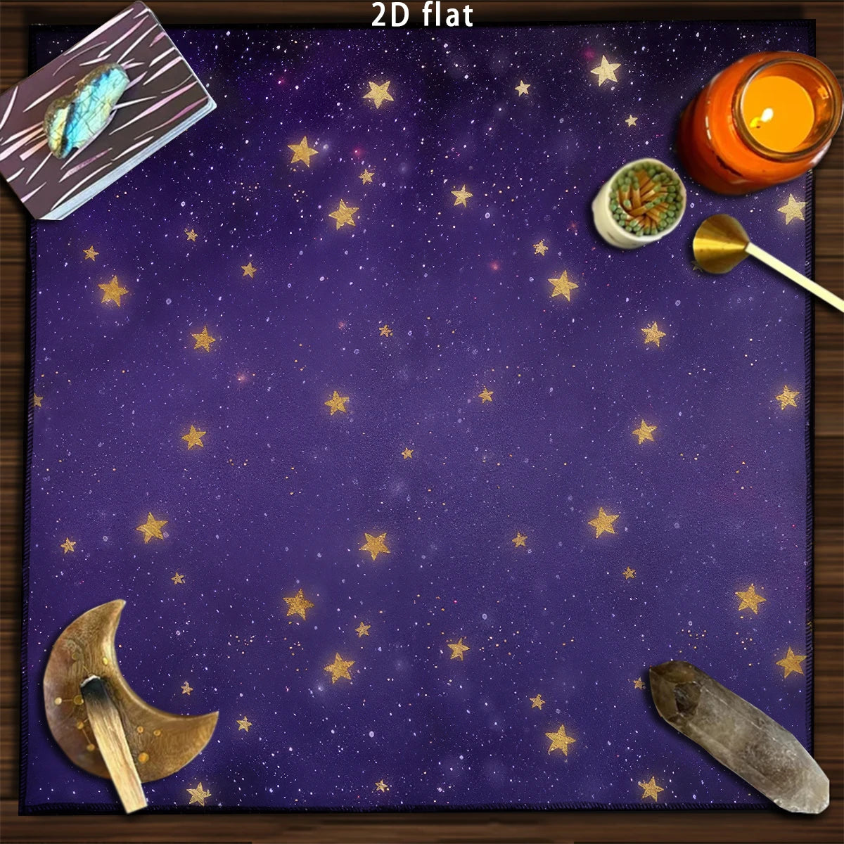 Sun & Moon Celestial Tarot Altar Cloth