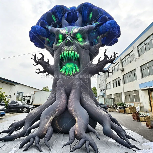 Giant Inflatable Horror Tree Demon, Unique Decor Props for Halloween Fantasy Party, Concert & Festival Stage