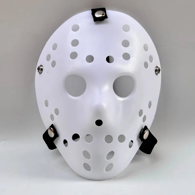 Horror Hockey Style Mask Scary Full Face Costume Mask for Adults Halloween Costume and - View 15