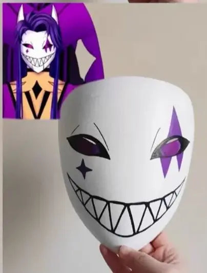 Freak Circus Pierrot Costume Clown Outfit Mask Game Halloween Horror Spooky Men's Roleplay - View 7
