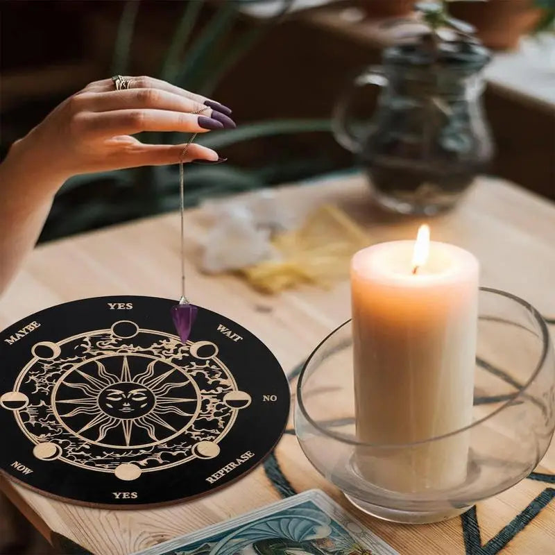 Wooden Spirit & Pendulum Divination Board