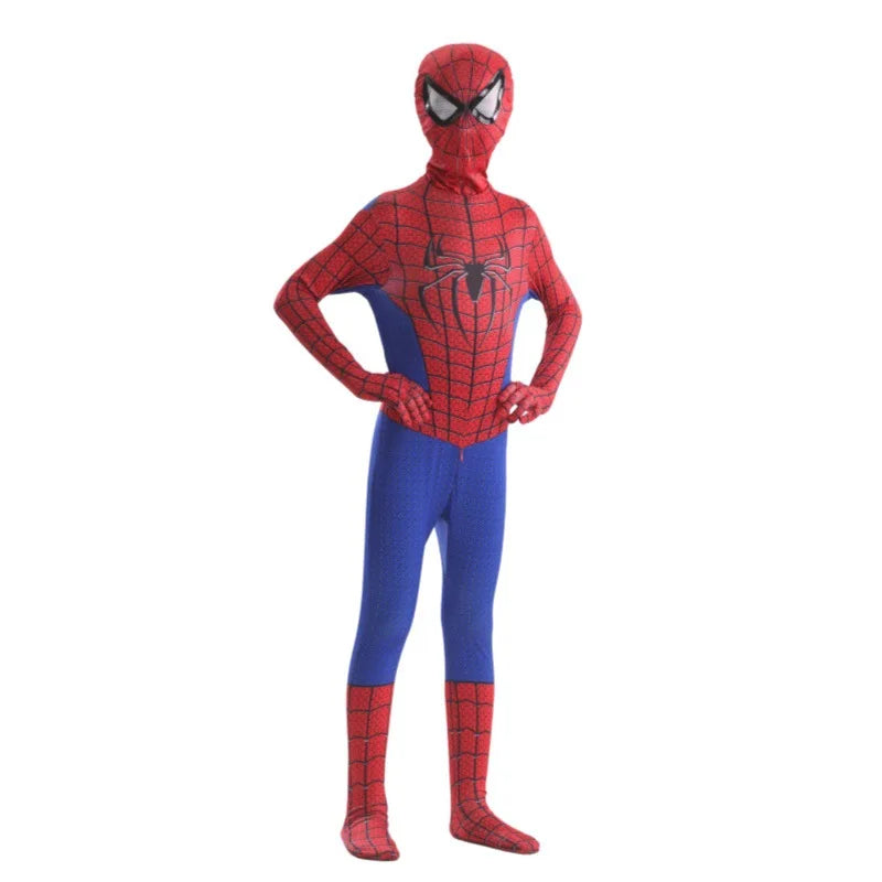 Miles Morales-Inspired Spider Superhero Costume – Kids & Adults