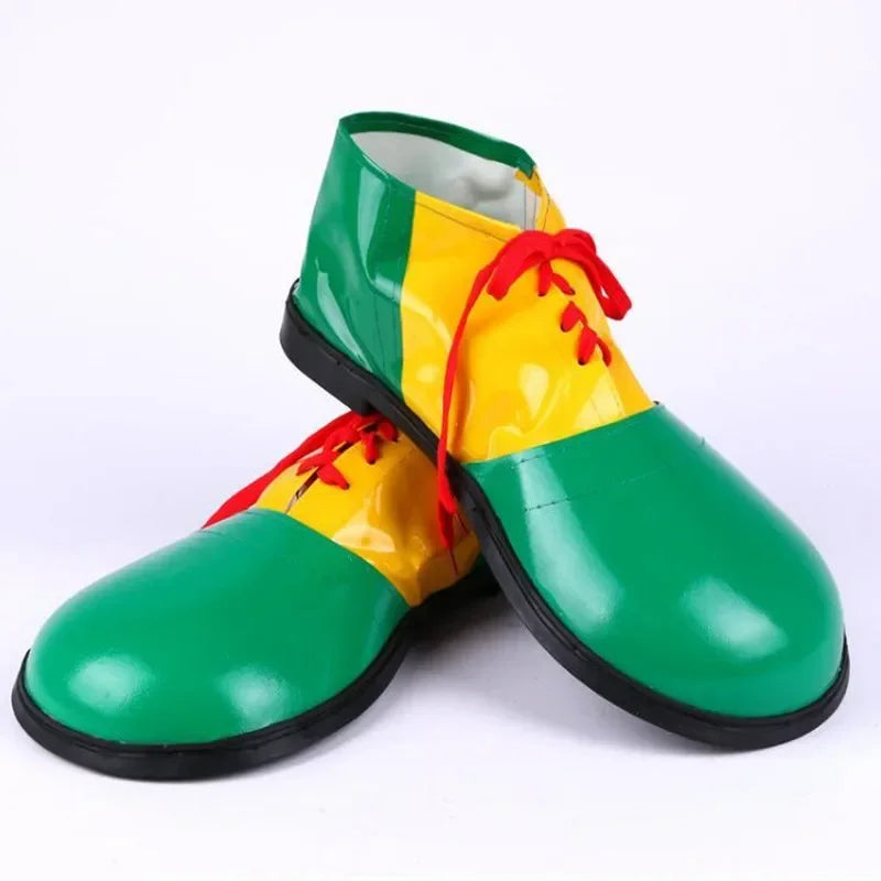 Clown Shoes Birthday Circus Costume Props Costume Adult Women Man Leather Halloween Easter - View 7