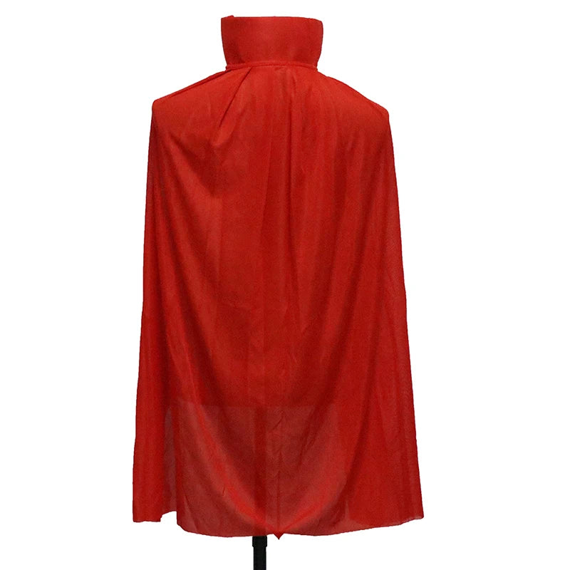 Kids' Vampire Death Scary Devil Red Black Cape Halloween Costume - 11