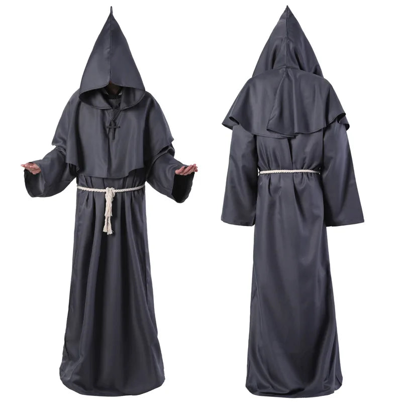 Medieval Halloween Costume for Adults - Hooded