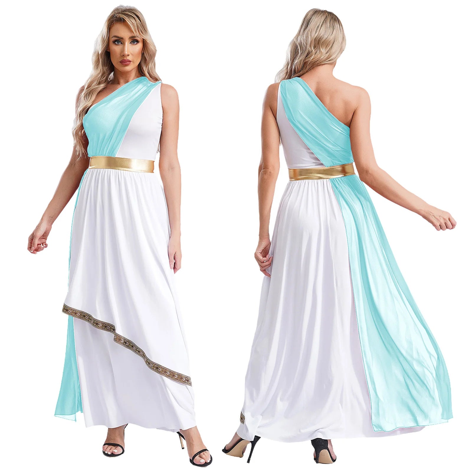 Women's Greek Ancient Princess Deity Queen Flowy Tulle Chiffon Costume - alternate view 12