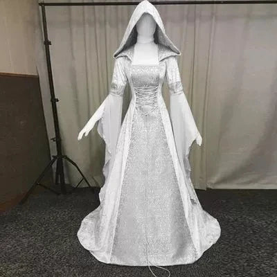 Witch Devil Halloween Costume for Women - Hooded