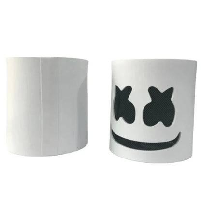 DJ Music Festival Props Full Head with Flashing Style Glow Marshmello LED Mask - alternate view 2