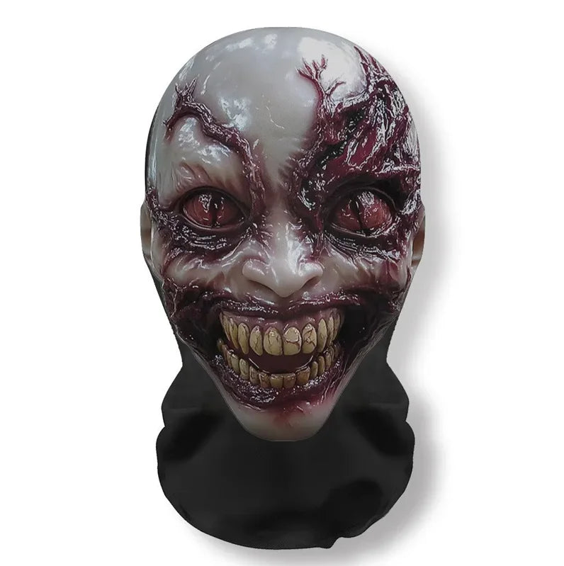 Halloween Ghost Face 3D Mask Balaclava Full Face Elastic Mesh Breathable Skull Headcovers Horror Party - product image 3