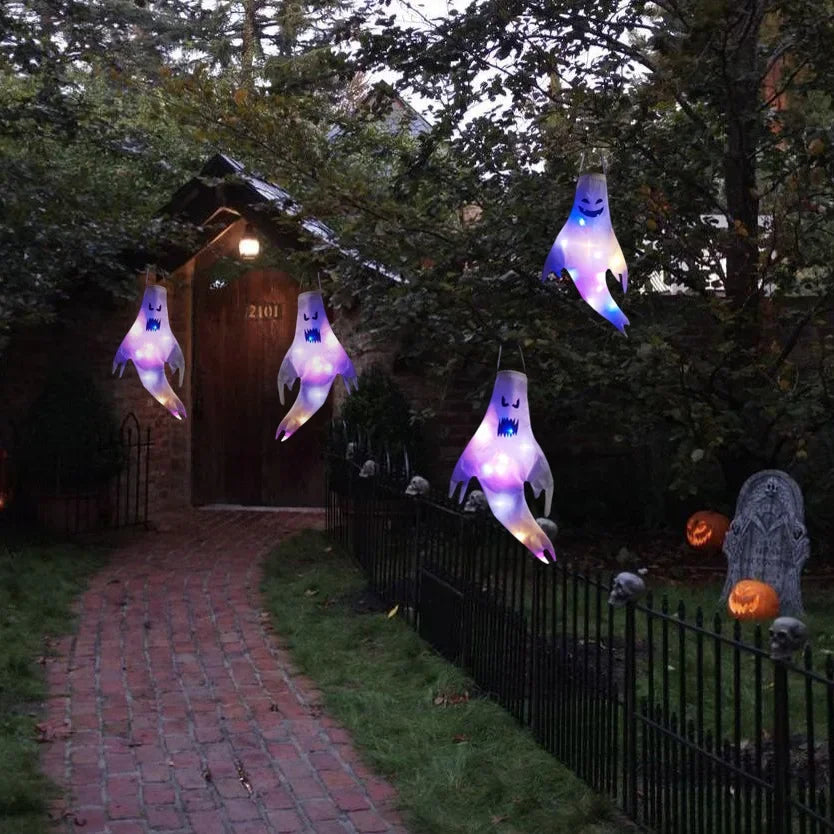 Hanging Ghost Halloween LED Luminous Ghost Children's Gift Scary Party Props - product image 5