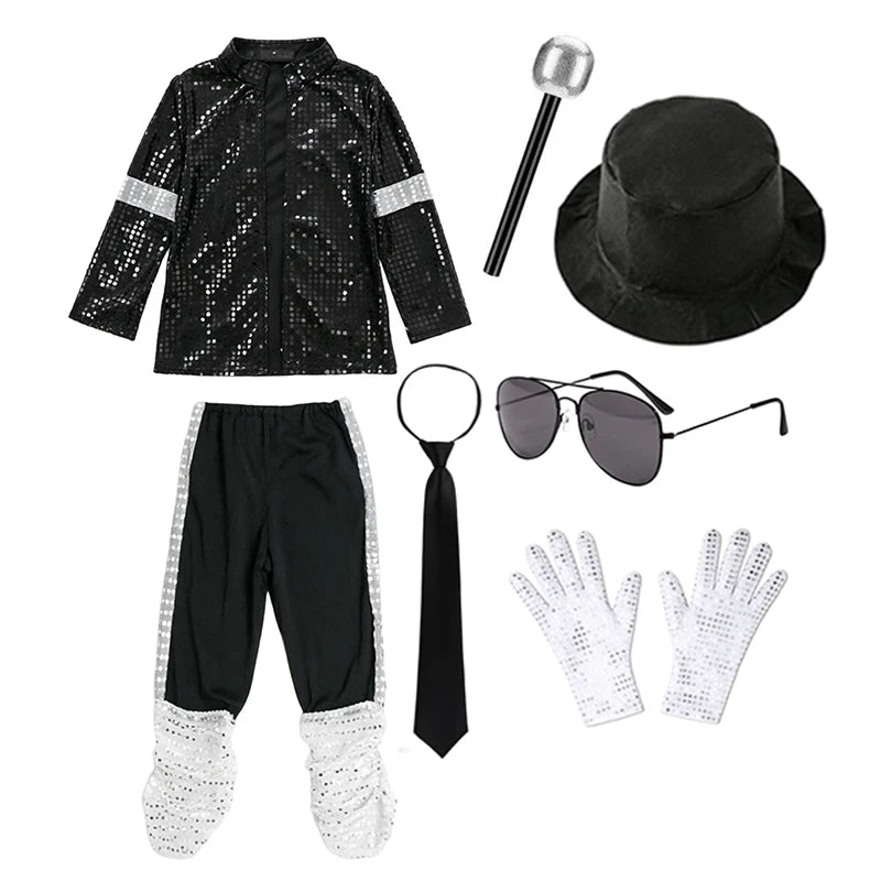 Iconic Pop Star-Inspired Boys' Halloween Costume Set for Kids - product image 8